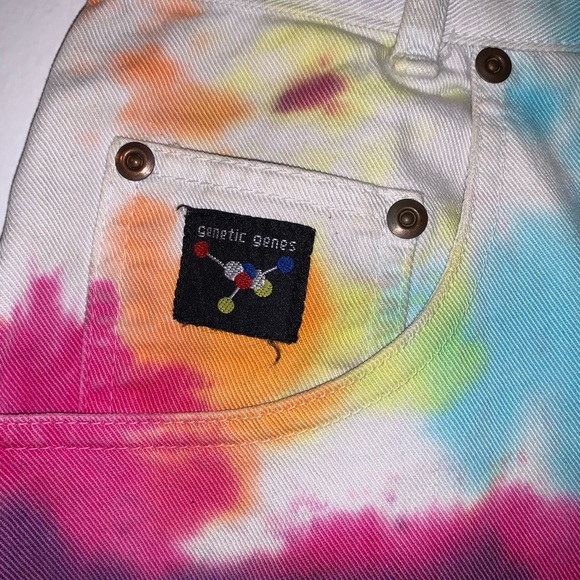 Genetic genes tie dye jean shorts - Picture 3 of 5